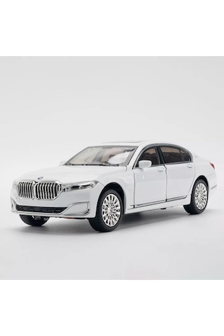Scowetto Bmw 760li Araba Bmw 7 Serisi Araba 1:24 Diecast Metal Model Araba Koleksiyon Araba Sesli Işıklı
