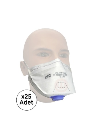 Era Toz Maskesi 1210 Ventilli Katlanır Ffp2 V Nr 25 Li Paket
