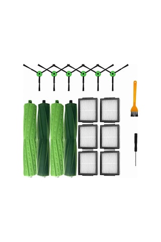 Robot Süpürge Ana Fırça Hepa Filtre Aksesuarları Kombinasyonu B Inox