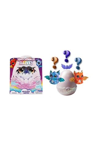Hatchimals Sesli Ve Işıklı Alive Mystery Hatch Draggle İnteraktif Peluş Sürpriz Yumurta Cicciobello