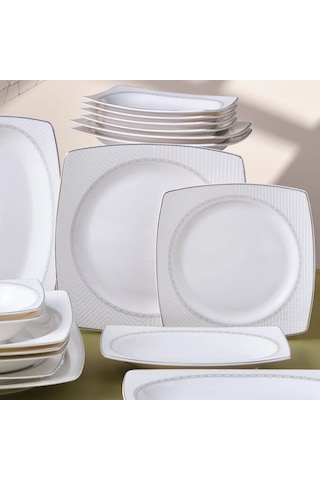 Güral Caroline 30 Parça 6 Kişilik Yemek Takımı 6366 4858621