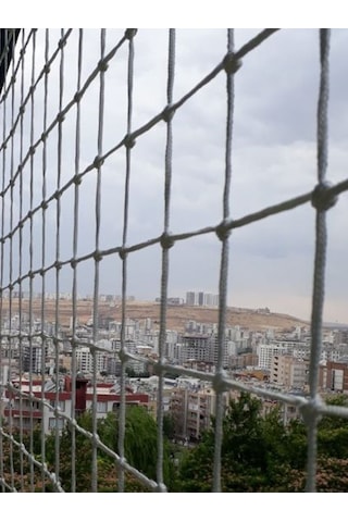 6mm Balkon Güvenlik Filesi 2x2,5 mt Çoçuk Güvenlik Filesi 10x10 c