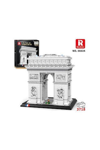 Reobrix 66024 Zafer Takı Yaratıcı Yapı Blok Seti Building Blocks Arch Of Triumph - 3718 Parça