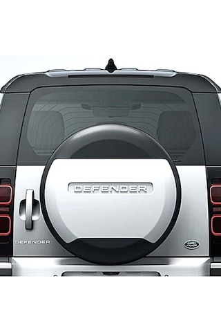 Ranger Yeni Defender Stepne Kılıfı Gri Defender Yazılı