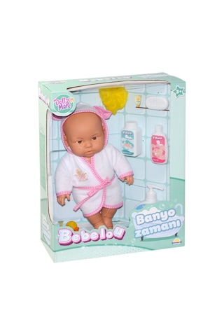 030031 Sunman. Bebelou Banyo Zamanı Bebek Seti. 35 Cm - 3 Yaş