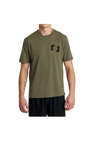Rvca Rvca Balance Banner Erkek Tişört 695 Yeşil