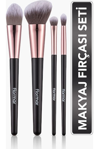 Flormar 4'lü Yüz & Göz Makyaj Fırçası Seti 012
