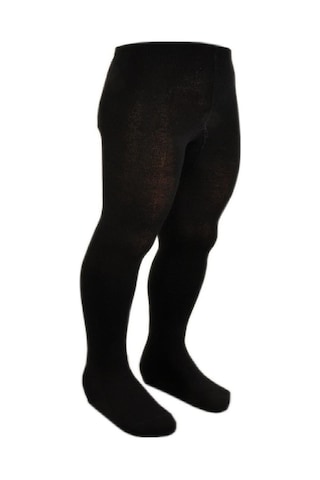 DESIGN PAMUKLU KÜLOTLU ÇORAP - 5 YAŞ-Siyah