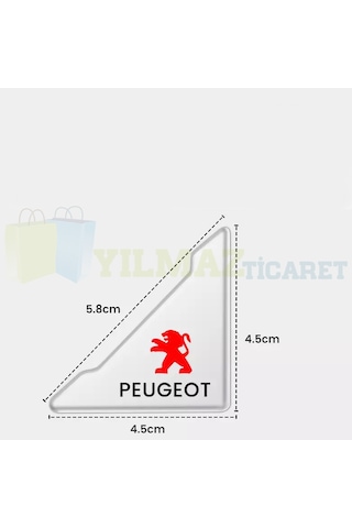 Peugeot Logo Kapı Kenar Köşe Koruyucu Çarpma Çizilme Önleyici