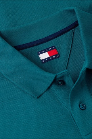 Tommy Hilfiger Erkek Yeşil Essential Pique Polo Yaka T-shirt-16256