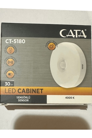 Cata CT-5180G Şarjlı Hareket Sensörlü Yapışkanlı Led Aydınlatma Gün Işığı 4 Adet