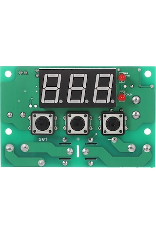 Ayarlanabilir Otomatik Anahtar Termostat 12v Sıcaklık Kontrol Cihazı 2 Kanal Röle Çıkışı Yüksek/düşük Sıcaklık Alarmı