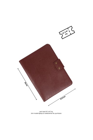 Bags Prime Organizer Tablet Kılıfı 15" İnç İpad Pro & İpad Air Evrak Çantası - Bordo