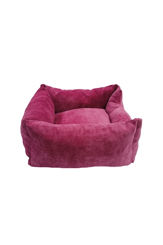 Zishhome Rosa Büyük Pet Kedi & Köpek Yatağı 60 x 60 x 60 CM