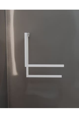 Aju Havluluk Metal Kağıt Havlu Tutacağı Ev Banyo Düzenleyici Duvara Monte Havlu Tutucu Modern Tasarım Beyaz