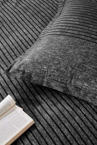 Özdilek Noir Battal Boy Lastikli Fitted Çarşaf Nevresim Takımı Antrasit