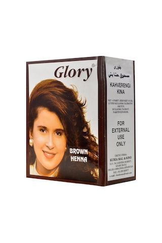 Glory Glory Kahverengi Hint Kınası (Brown Henna) 10 Gr Paket