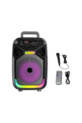 Concord Abs-8105 Fm Radyo/usb/mikrofonlu/kumandalı 8'' Taşınabilir Bluetooth Hoparlör