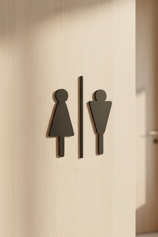 Wc Tabelası, Tuvalet Levhası, Kadın Erkek Tabela, Yönlendirme Levhaları 45