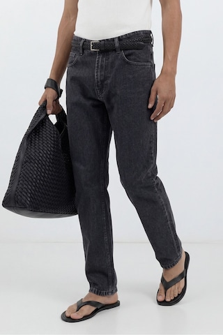 Antioch Tapered Fit Erkek Jean Antrasit