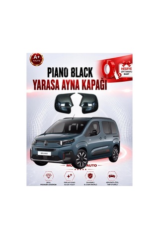 Cıtroen Berlingo 2019+ Batman Yarasa Ayna Kapagı P.black
