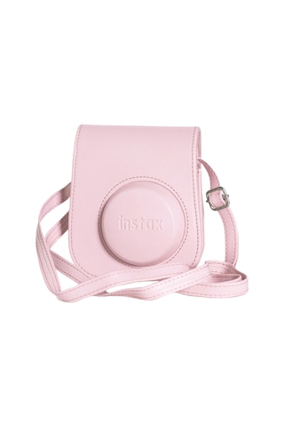Fujifilm Instax Mini 12 Fotoğraf Makinesi + 10'lu Film + Laporta Albüm + Deri Kılıf Seti Pembe