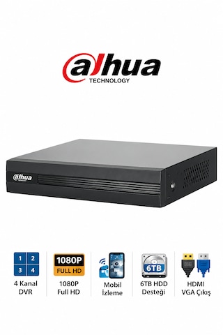 Xvr1b16 4 Kanal Hdcvı Kamera Kayıt Cihazı