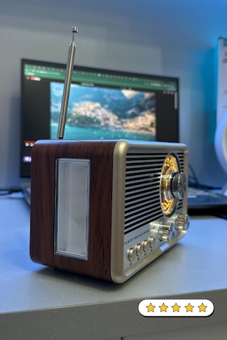 Kboard KTf-2019 Retro Vintage Nostaljik Bluetooth Radyo