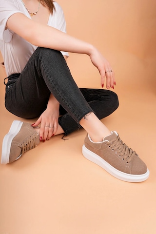 Luis A Costa Lc101 Açık Kahve Süet Kadın Sneaker Renkli