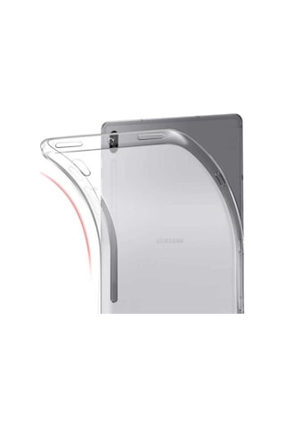 Galaxy Tab S7 Plus T970 Kılıf Zore Tablet Süper Silikon Kapak Arka Kapak