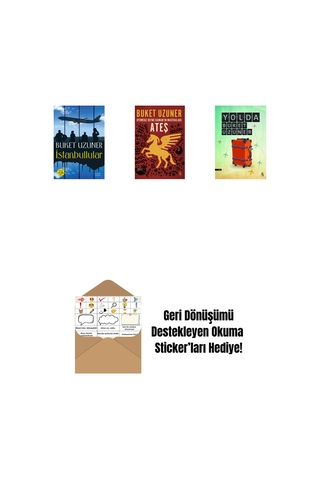 İstanbullular + Uyumsuz Defne Kaman'ın Maceraları - Ateş + Yolda + Okuma Sticker'ları