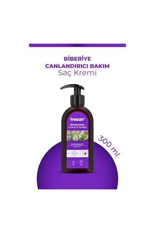 Biberiye Canlandırıcı Bakım Saç Kremi Yağlı Ve Cansız Saçlar 300 Ml
