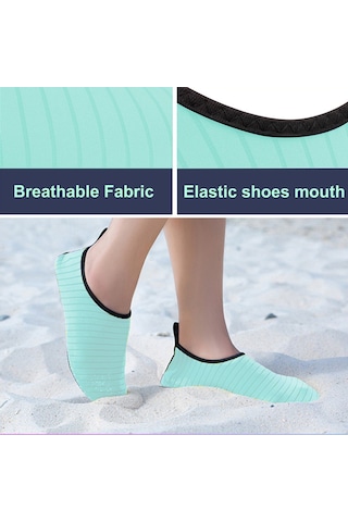 Geeroyoo Hafif Ve Rahat Su Ayakkabısı - Yoga, Yüzme Ve Plaj İçin Mükemmel Göl Mavisi