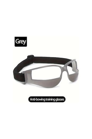 Elmpaly Basketbol Futbol Antrenman Gözlüğü Top Sürme Drilleri Yardımcı Aleti Gri