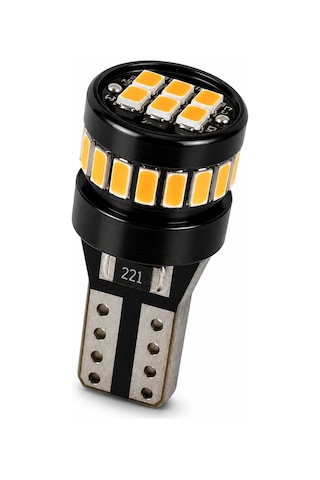 T10 W5w Beyaz Led Ampul Canbus Hatasız 360 Ultra Parlak Park Plaka İç Aydınlatma 1 Adet