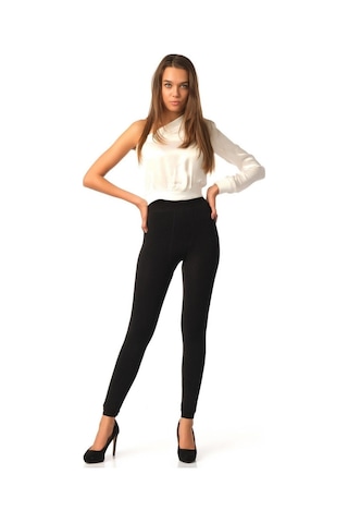 Momslab Kadın Siyah Termal Peluş Tayt 9020Karışık L/Xl Siyah