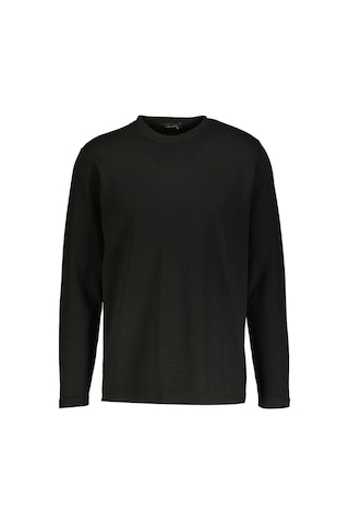 Finesuits Erkek Jakarlı Sweatshirt 242209020.lnkoyr Siyah