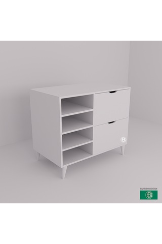 Şifonyer Raflı Ve Çekmeceli Çok Amaçlı Dolap Geniş Depolama Alanı