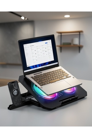Rgb Fanlı Laptop Soğutma Standı Uczzzn33bilgisayarfanı-4