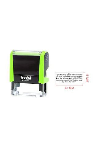 Doktor Kaşesi - Trodat 4912 Yeşil