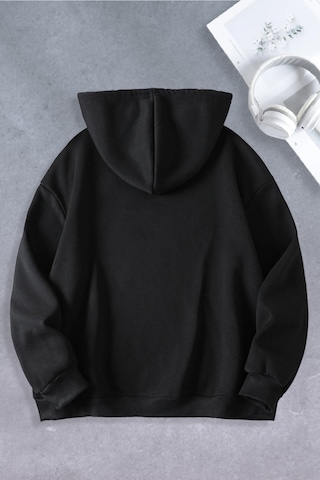 Nevermind Unisex Kadın Erkek 18 Years Cool Girl Baskılı Sweatshirt Siyah