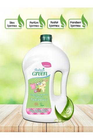 Organik Aloe Veralı Bebek Çamaşır Temizleyici Eco 40 Yıkama