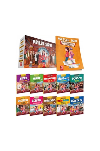 3. Ve 4. Sınıf Meslek Sırrı Hikaye Seti 10 Kitap Model Çocuk 3. Ve 4. Sınıf Meslek Sırrı Hikaye Seti 10 Kitap Model Çocuk