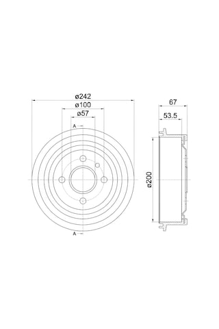 Opel Vectra A Kampana 1.6 - 1.8 Motor 1988-1995 Arası