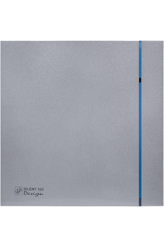 Silent-100 Crz Silver Design Zaman Ayarlı Sessiz Banyo-Wc Fanı