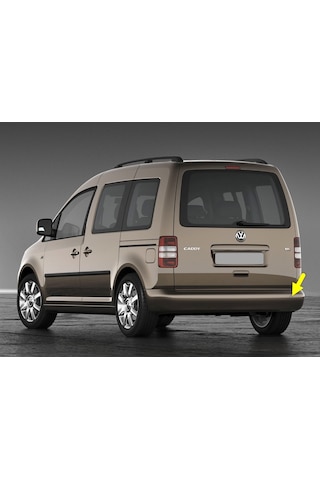 VW Caddy 11-15 Arka Tampon Çeki Çekme Demiri Kapağı 2K0807441B