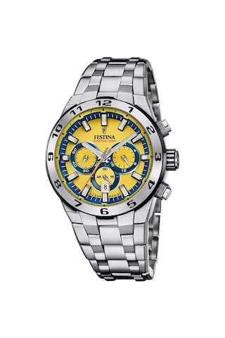 Festına F20670/4 Chrono Bıke Erkek Kol Saati Gümüş