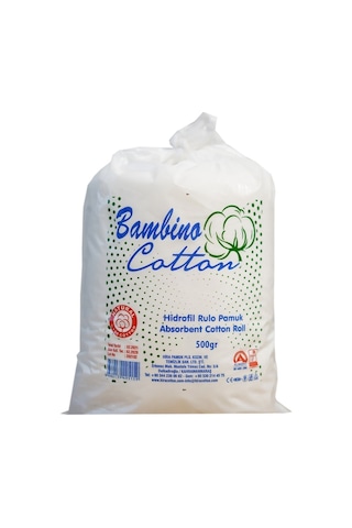Bambino Cotton Hidrofil Rulo Pamuk 2 x 500 G