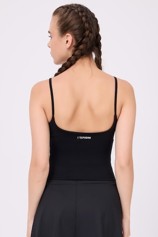 Intense Extrafıt Atletik Spor & Aktif Yaşam Atlet Tank Top -2822 Koyu Siyah