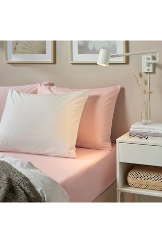 Ikea Dvala Tek Kişilik Çarşaf 90 X 200 Cm Pembe